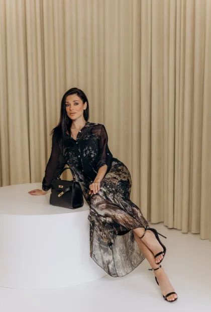 Сукня з італійського шовку