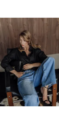 Джинси Toxik з поясом, одяг від Jador