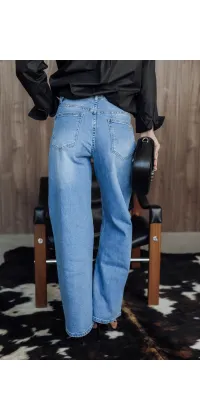 Класичні прямі джинси від французького бренду, одяг від Jador