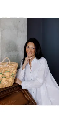 Легка бавовняна сукня від французького виробника, одяг від Jador