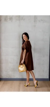 Лаконічна та стильна бавовняна сукня від французького бренду, одяг від Jador