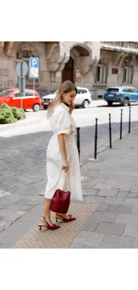 Бавовняна сукня міді, одяг від Jador