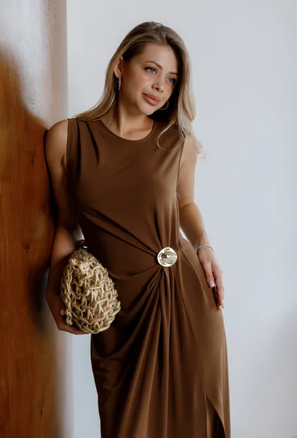 Елегантна текстильна сукня