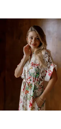 Сукня-міді з м’якої натуральної віскози від італійського бренду, одяг від Jador