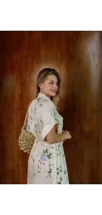 Сукня-сорочка з м’якої натуральної віскози від італійського бренду, одяг від Jador