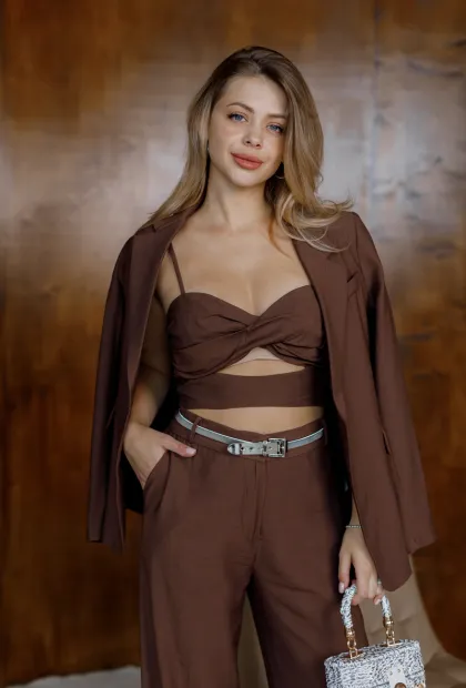 Піджак Imperial шоколадного кольору