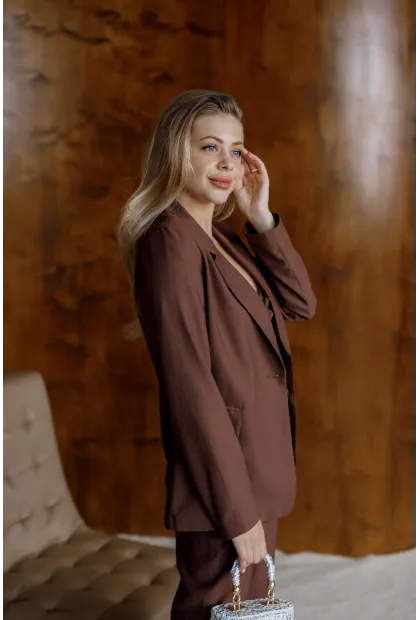 Піджак Imperial шоколадного кольору