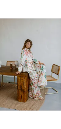 Штани IMPERIAL із квітковим принтом, одяг від Jador