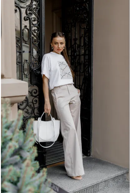 Класичні бежеві штани IMPERIAL