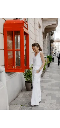 Класичні білі штани IMPERIAL. Доступні розміри: 