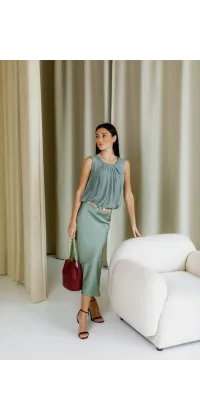 Французька шовкова блуза, одяг від Jador