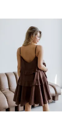 Сукня з воланами IMPERIAL. Доступні розміри: 