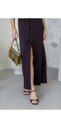 Сукня з глибоким V-подібним вирізом, одяг від Jador