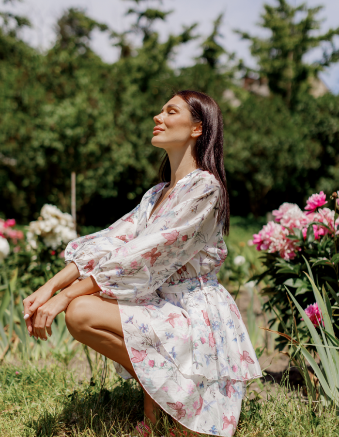 Сукня з ярусною спідницею