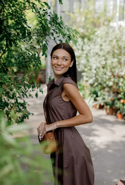 Шоколадна сукня IMPERIAL