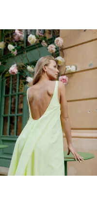 Сукня вільного крою. Колір: Жовтий