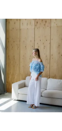 Блуза з воланами, одяг від Jador