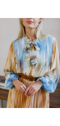 Сукня з акварельним принтом, від Jador