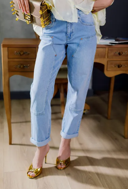 Французькі джинси бойфренди
