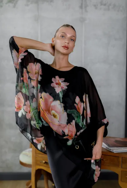 Блуза з італійського шовку