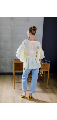 Блуза з воланами, одяг від Jador