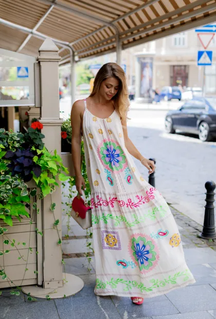 Сукня з принтом бохо