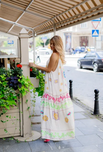 Сукня з принтом бохо