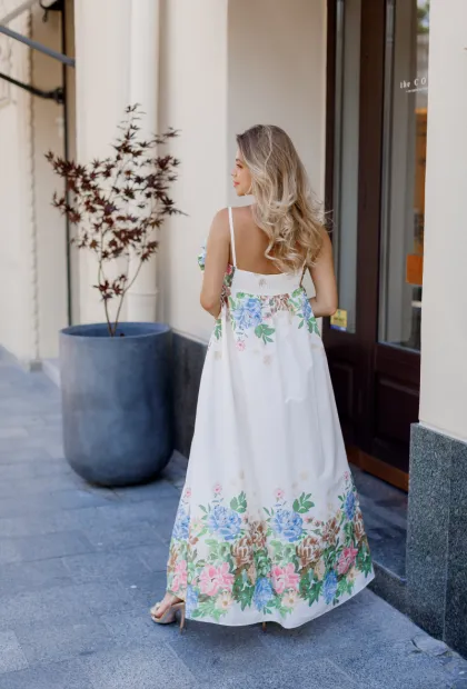 Сукня максі з квітковим принтом