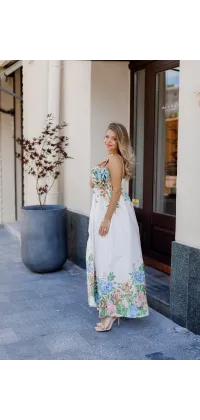 Сукня максі з квітковим принтом, одяг від Jador