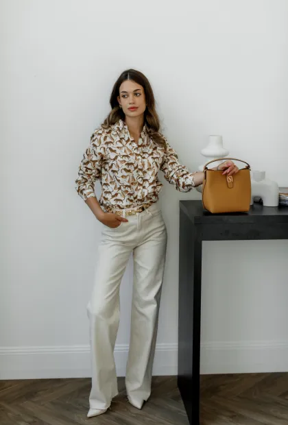 Класична сорочка з принтом