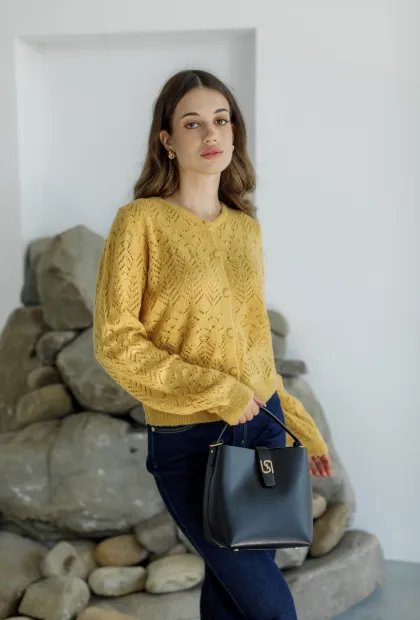 Французький ажурний кардиган