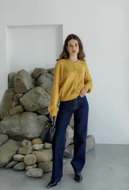 Французький ажурний кардиган