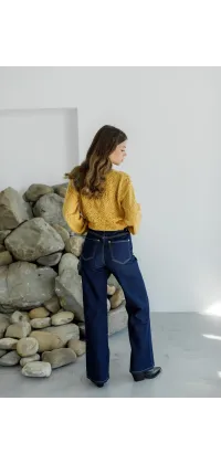 Джинси прямого крою. Колір: Синій