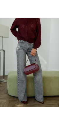 Сірі джинси-кльош, одяг від Jador