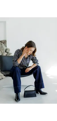 Джинси з декоративними швами, одяг від Jador