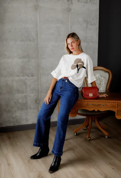 Французькі джинси кльош