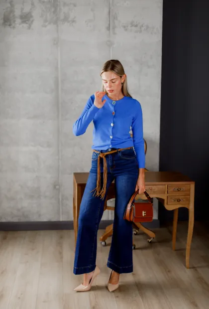 Джинси-кльош з ефектом push-up