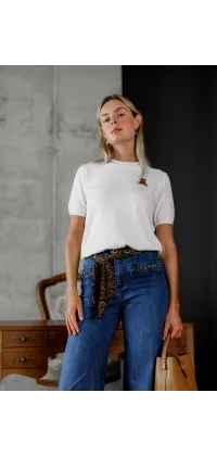 Жіночі джинси з тасьмою. Доступні розміри: 