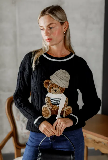 В’язаний джемпер прямого крою