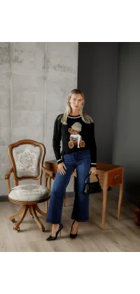 В’язаний джемпер прямого крою, одяг від Jador