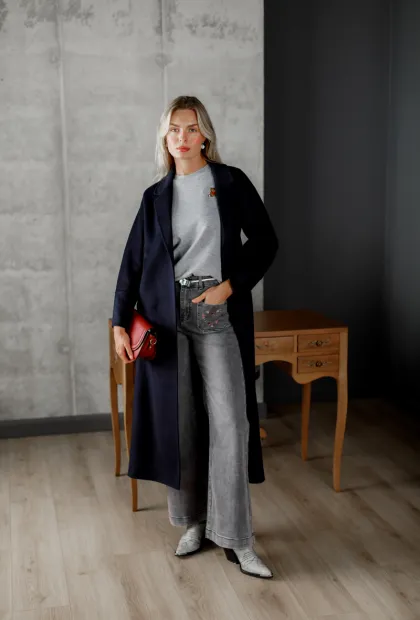 Французьке максі пальто