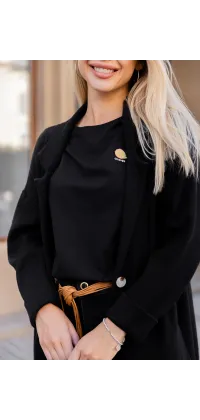 Елегантний кардиган середньої довжини від французького виробника в складі якого віскоза та шерсть., одяг від Jador