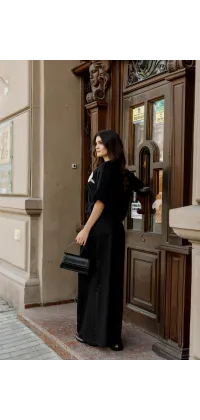 Класичні чорні палаццо. Доступні розміри: 