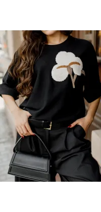 Класичні чорні палаццо, одяг від Jador