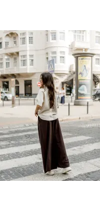 Штани палаццо з поясом. Доступні розміри: 