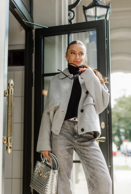 Укорочений французький жакет