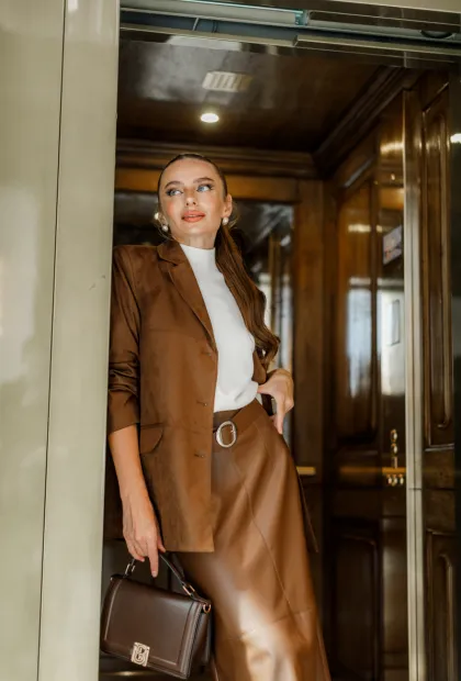 Піджак з еко-замші