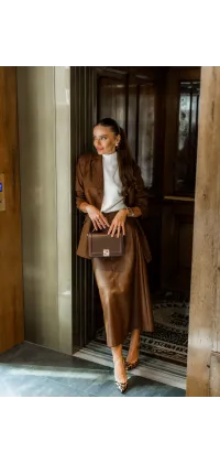 Піджак з еко-замші. Доступні розміри: M