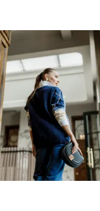 Французький кардиган. Колір: Синій