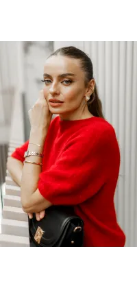 Светр з вовни альпаки, від Jador